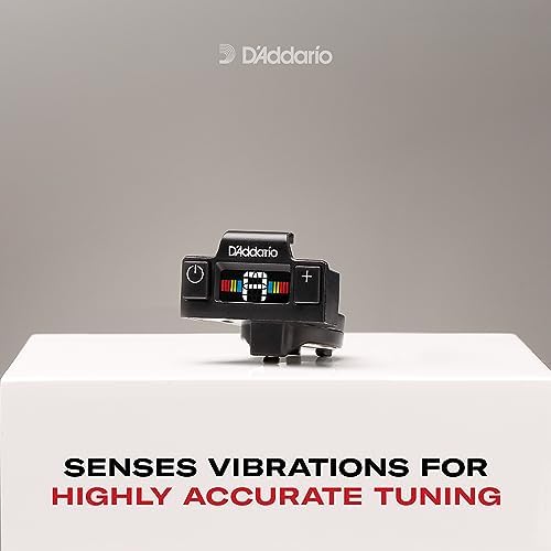 D'Addario NS Micro Soundhole Tuner, Discreet Chromatic Acoustic Guitar | Chromatic tuner that mounts inside your acoustic guitar's soundhole