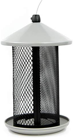 Perky-Pet Dual Mesh Wild Bird Seed Feeder - Holds up to 2.85 lb Wild Bird Seed - Dual Compartment for Seeds and Thistle - TSS00349