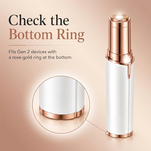 Replacement Heads for Finishing Touch Flawless Generation 2 Facial Hair Remover, 2 Count