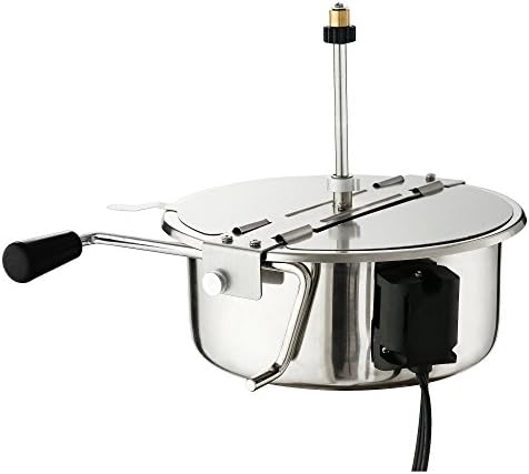 Lincoln Popcorn Machine - 8oz Popper with Stainless-Steel Kettle, Reject Kernel Tray