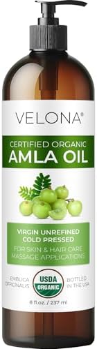 velona USDA Organic Pumpkin Seed Oil - 8 fl oz, Cold Pressed, with Pump