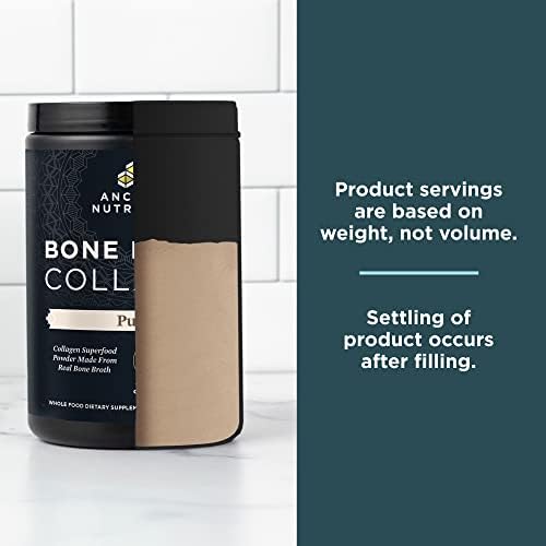 Ancient Nutrition Hydrolyzed Bone Broth Collagen Peptides, Chocolate