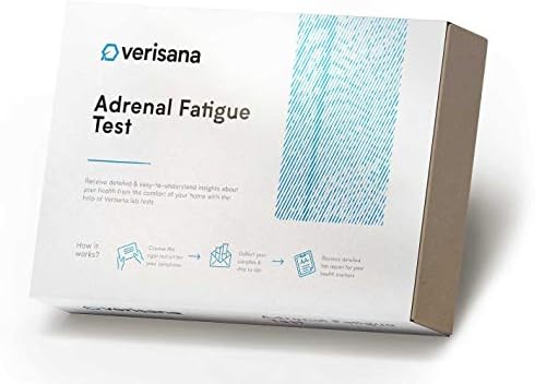 Adrenal Function Test – Saliva Test Kit for Diurnal Cortisol Levels and DHEA – Measure 4 Cortisol Levels + 1 DHEA Level for Insight into Adrenal