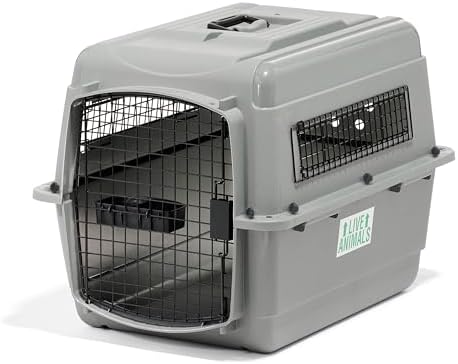 Petmate Sky Kennel - For Air and Travel, Airline Compliant Dog Crate for Pets 50-70 lbs, Heavy Duty Dog Kennel, Made in the USA- 36 Inches