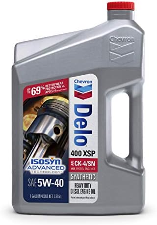 Delo 400 XSP SAE Heavy Duty Synthetic Diesel Engine Oil 5W-40, 1 Gallon, Pack of 1