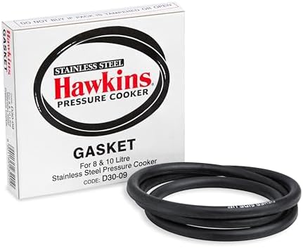Hawkins D30-09 Gasket Sealing Ring for Stainless Steel Pressure Cookers, 8 and 10 Liter