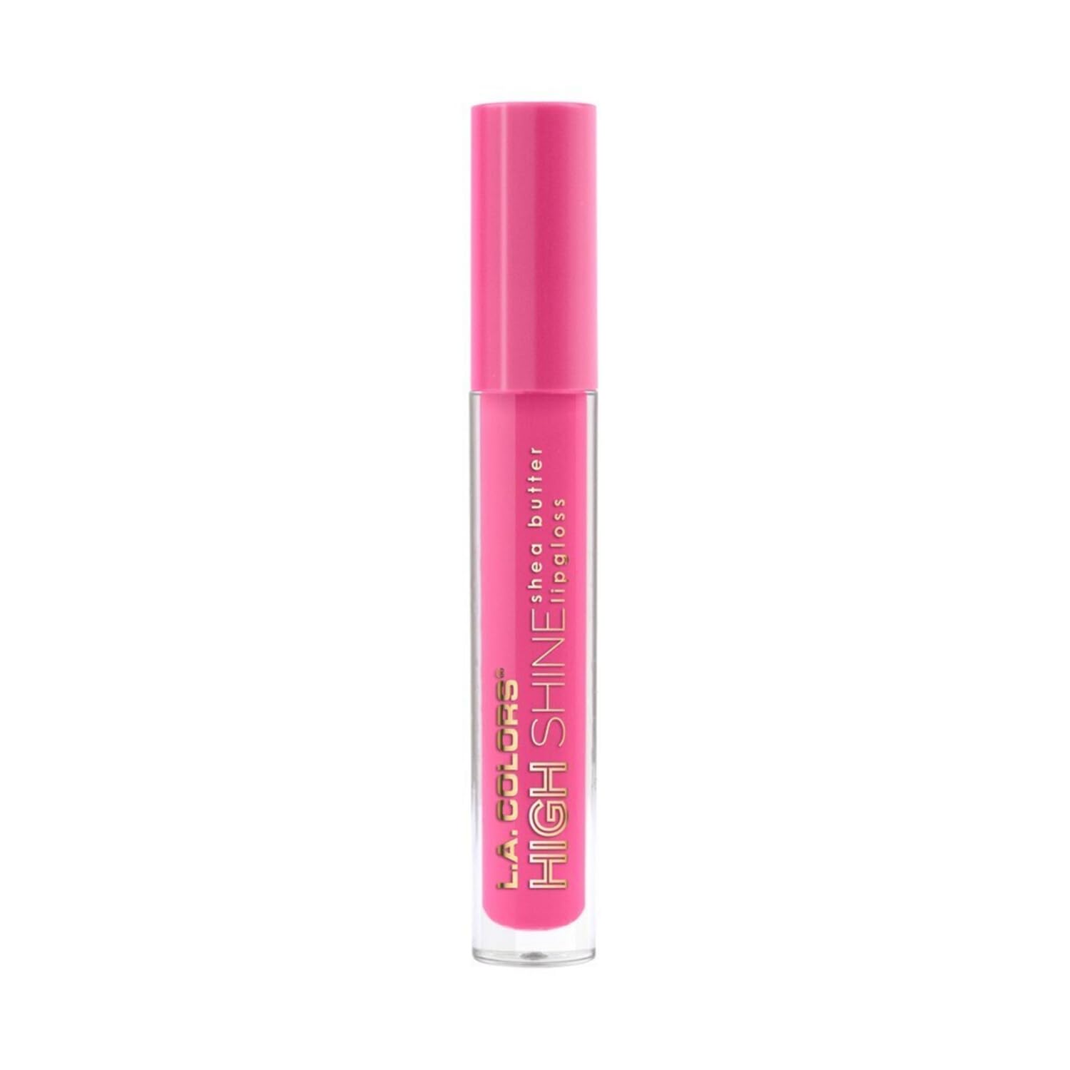 L.A. COLORS High Shine Shea Butter Lip Gloss, Baby Cakes, 0.14 Oz