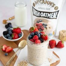 Berry Overnight Steel Cut Oats