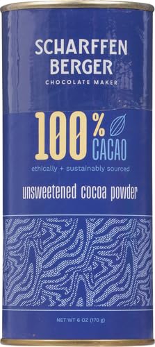 Scharffen Berger Natural Unsweetened Cocoa Powder, 6 oz