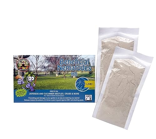 NaturesGoodGuys Beneficial Nematodes Heterohabditis bacteriophora HB (5 Million) - Pest Control