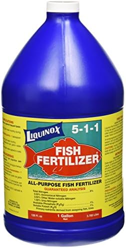 7128 Fish Emulsion 5-1-1 Fertilizer, 1-Gallon