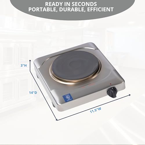 Cadco KR-S2 Portable Electric Hot Plate