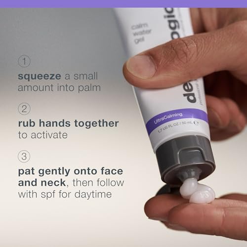 Dermalogica Calm Water Gel Face Moisturizer, 1.7 Fl Oz | Weightless, For Sensitive Skin, Lavender Essential Oil, Supports Healthy Moisture Balance