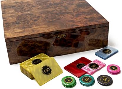 Bello Games Collezioni - Palermo Luxury Poker Chips & Card Set from Italy