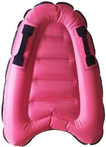 Inflatable Boogy Boards for Beach Travel Toys, 30” Cavas Slip Slide Water Park Body Surfing Board with Handles