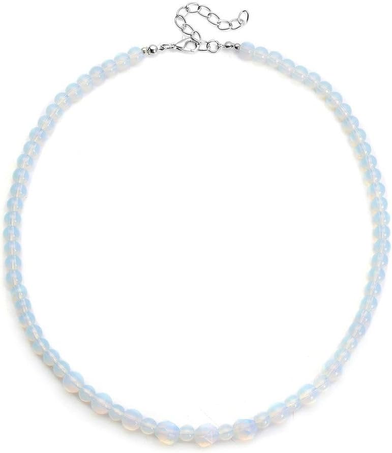 SHOP LC DELIVERING JOY Mix Gemstones Beaded Necklace for Women Jewelry Size 18-20" Birthday Gifts for Women
