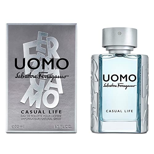 FERRAGAMO Uomo Ferragamo Casual Life Eau de Toilette Pour Homme, Cologne Spray for Men