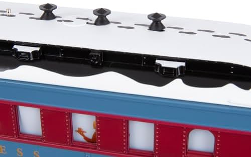 Lionel The Polar Express Diner Car – O Gauge Model Train Car with Interior Lighting, Diecast Trucks, Operating Couplers & Holiday Snow Roof, Age 14+