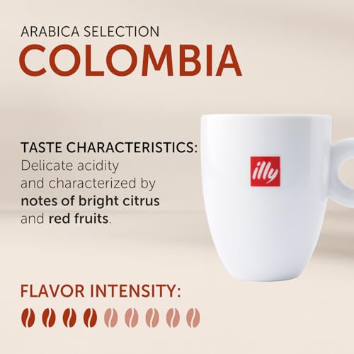 illy Coffee, Dark Roast, K-Cup for Keurig, 100% Arabica Bean Signature Italian Blend, Premium Gourmet Roast Single Serve Drip Coffee