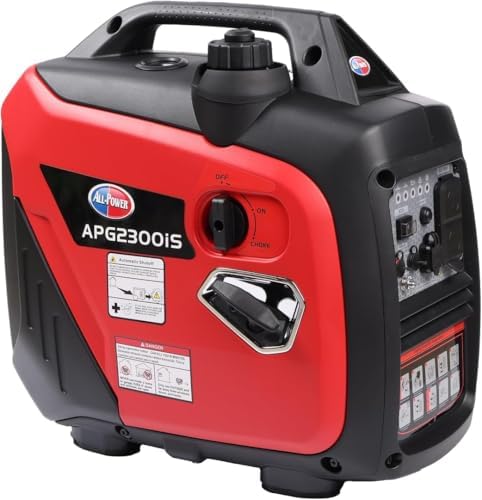 2000W Portable Inverter Generator for Home Use, Quiet Small Generator for Camping Outdoor, EPA Power Station with Fuel Shut Off and CO Minder