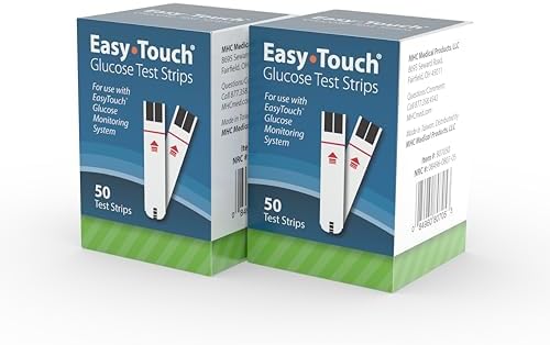 Easy Touch Glucose Test Strips (50ct) | Compatible with EasyTouch Glucose Monitoring System