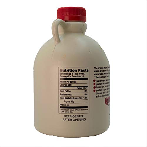 The Maple Dude - Pure Maple Syrup - (Large, 32oz - Quart) | Natural | Made in Wisconsin | Great for Pancakes/Waffles