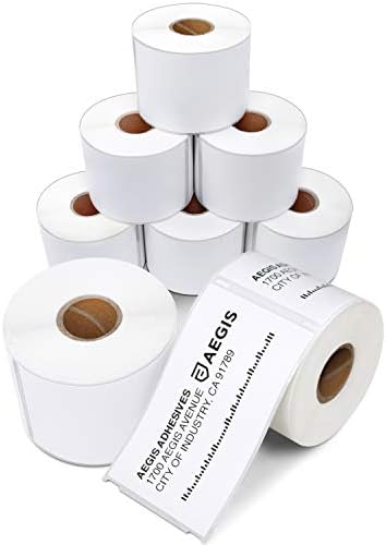 Replacement for DYMO 30256 (8 Rolls, 2400 Labels) 2 5/16" X 4" | Direct Thermal Shipping Labels - Compatible With LabelWriter 450, 450 Turbo, 4XL Printers (NOT 550, 5XL) - Aegis Adhesives