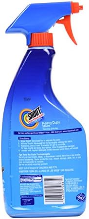 SHOUT Advanced Laundry Stain Remover Gel for Clothes Laundry, Breaks Down Stubborn, Dried-in, and Tough Stains, 22oz Spray, Pack of 3 (Packaging May Vary)