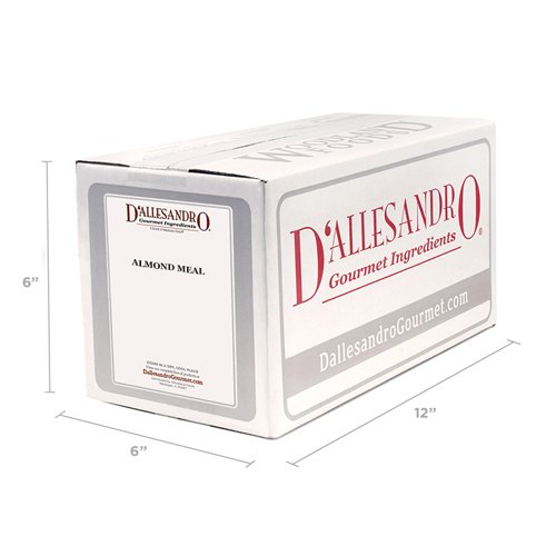 D'Allesandro Raw Almond Meal Flour - 5 Lb, Fine-Textured Nut Flour for Gluten-Free Baking, All-Natural, Non-GMO, Kosher