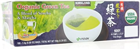 Kirkland Signature Organic Green Tea, 1.5 g, 100-count