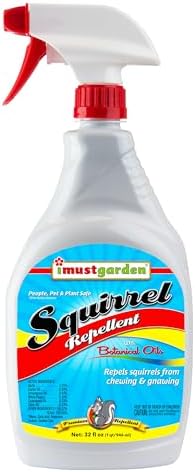 I Must Garden Squirrel Repellent: Stops Chewing on Plants/Furniture - 1 Gal