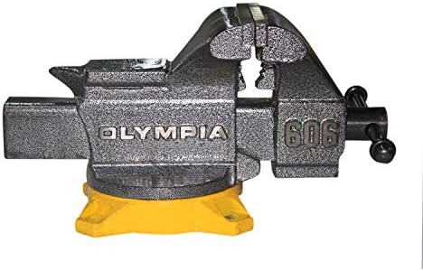 Olympia Tools 38-604 Bench Vise, Workshop Series, 4-Inch, gray