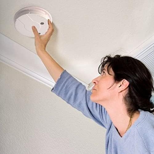 Kidde Smoke Detector, Hardwired Smoke Alarm with 9-Volt Battery Backup, Test-Reset Button, Interconnect Capability, 1 Count (Pack of 1), White