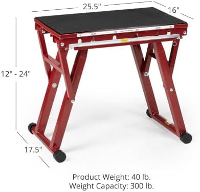 Titan Fitness Adjustable Steel Plyometric Box, 12", 16", 20" & 24" Height Settings, Heavy-Duty Plyo Jump Box for Box Jumps, Step-Ups, Agility