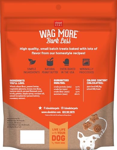 Cloud Star Wag More Bark Less - Dog Treats - Soft Chews - Grain Free Chicken & Sweet Potato - 5 oz Pouch