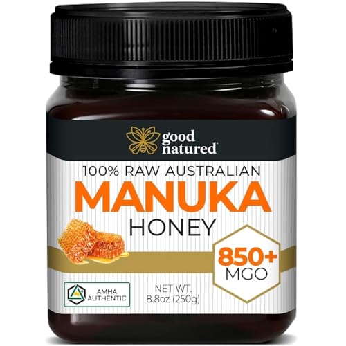 Manuka Honey Medical Grade - Raw Australian Manuka Honey MGO 850+ | Good Natured - AMHA Certified - Lab Tested - Non-GMO - BPA-Free - Premium Quality - Product of Australia - 8.8 oz