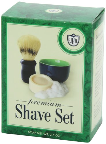 Van Der Hagen Premium Shave Set (2.5 oz. Soap, Bowl, Brush)