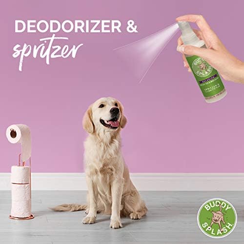 Buddy Splash Spritzer & Conditioner for Dog Grooming, Lavender & Mint, 4 Oz. Bottle