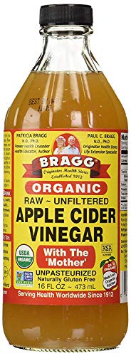 Bragg Variety Pack: Bragg Organic Liquid Aminos 16 oz + Bragg Apple Cider Vinegar Organic Raw Unfiltered, 16 Oz; with Bonus Measuring Spoon