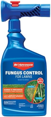 BioAdvanced Fungus Control for Lawns - 32 fl oz Bottle | Ready-to-Spray - Cures and Prevents Lawn Diseases - Up to 1 Month Protection - Covers 5,000 Square Feet