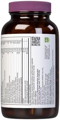 Bluebonnet Nutrition Multi One (Iron Free) Vegetable Capsules, Complete Full Spectrum Multiple, B Vitamins, General Health, Gluten Free, Milk Free