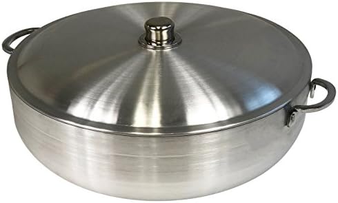 Wee's Beyond Heavy Gauge Caldero Dutch Oven with Aluminum Lid, 3.7 quart, Silver