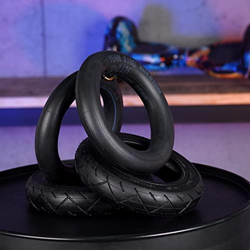 10x2.125 Tire and Inner Tube with 0° Valve Stem for 10" Tires with 6" Rims | Compatible with Self Balancing Scooter, Smart Electric Bike, Bicycle
