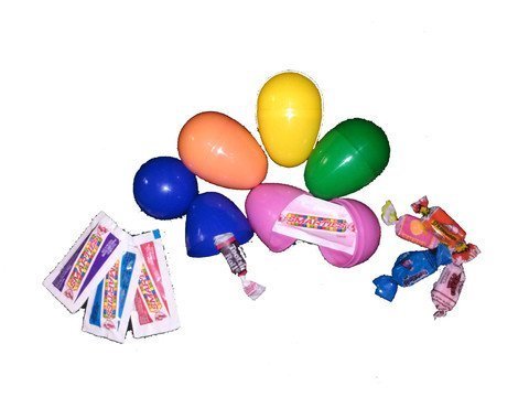 Plastic Easter Eggs with 2 Candy (250 Count)