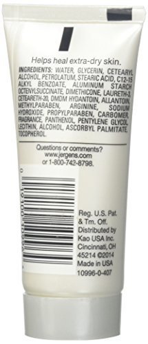 Jergens Ultra Healing Lotion, Hand and Body, Dry Skin Travel Size Moisturizer, for Absorption into Extra Dry Skin, Use After Washing Hands, 1 Ounce, with HYDRALUCENCE blend, Vitamins C, E, B5