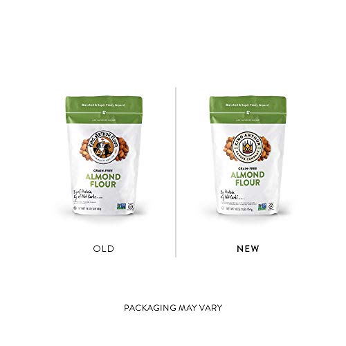 King Arthur, Almond Flour, Certified Gluten-Free, Non-GMO Project Verified, Certified Kosher, Finely Ground, 16 Ounces, 4 Count