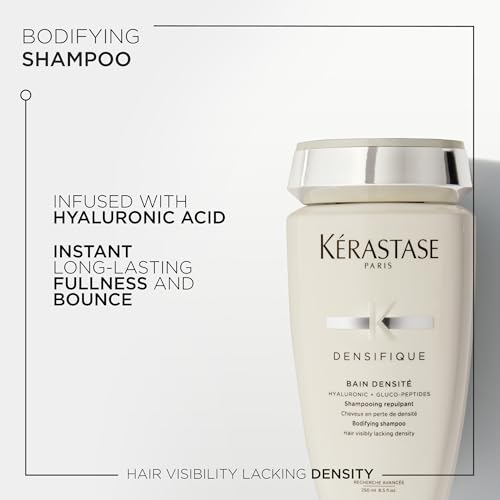 Kerastase Densifique Densité Shampoo - Thickening & Strengthening Shampoo For Fine & Thinning Hair, Removes Build-Up, Hydrates and Adds Shine, With Hyaluronic Acid & Ceramides