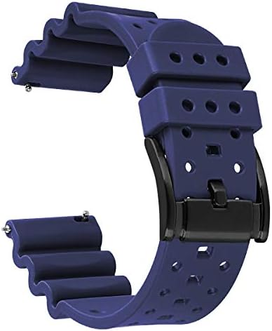 HUAFIY Silicone Watch Band 20mm22mm24mm FKM Rubber Watch Band for Men Women
