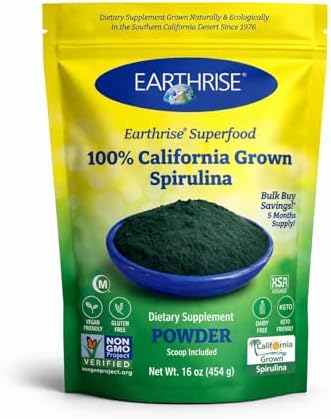 Earthrise Superfood California Spirulina Powder 16oz