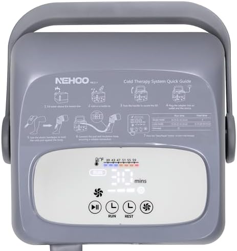 NEHOO Cold Therapy Ice Machine, Pain Relief for Post-Surgery Recovery, Programmable Compression Cryotherapy, Universal Pad for Knee, Shoulder, Ankle
